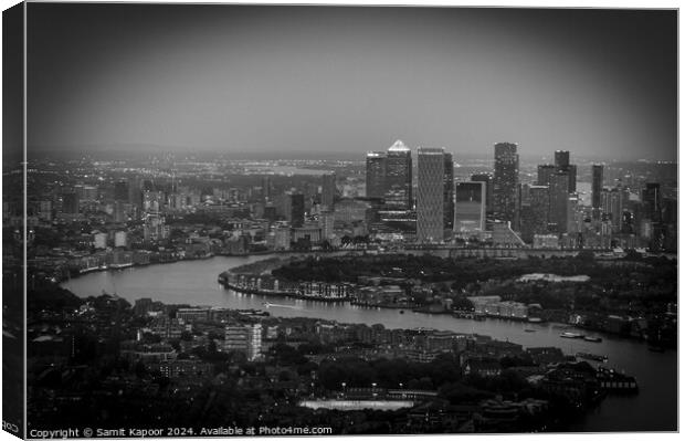 View from the Shard Canvas Print by Samit Kapoor