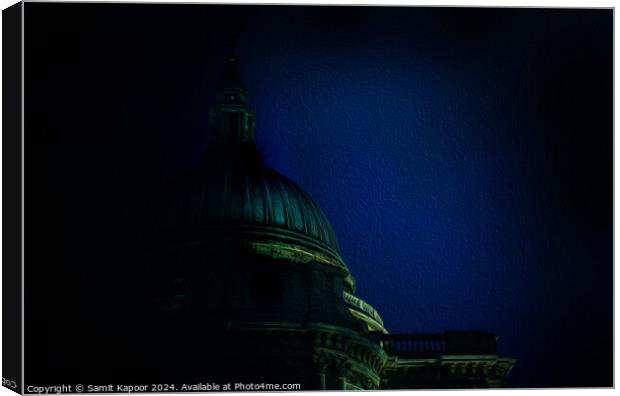 St Pauls Cathedral London Canvas Print by Samit Kapoor