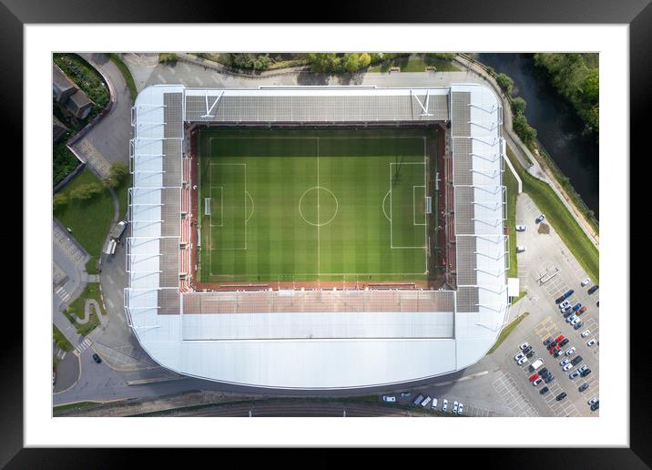 New York Stadium Top Down Framed Mounted Print by Apollo Aerial Photography