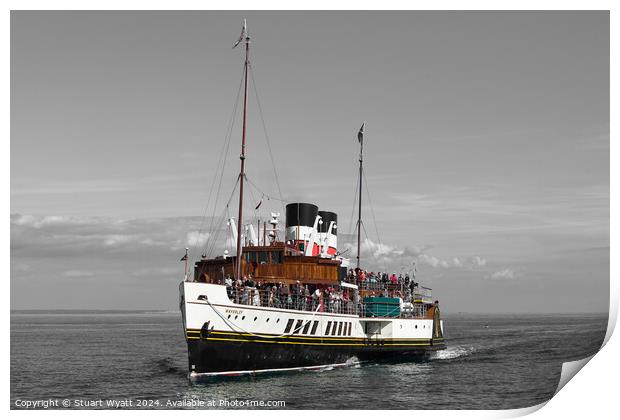 Waverley Paddle Steamer Print by Stuart Wyatt