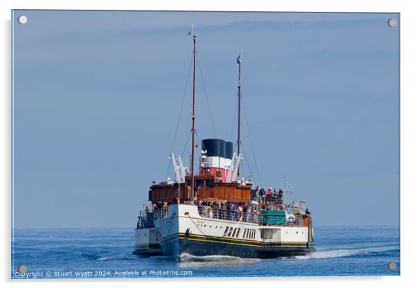 Waverley Paddle Steamer Acrylic by Stuart Wyatt