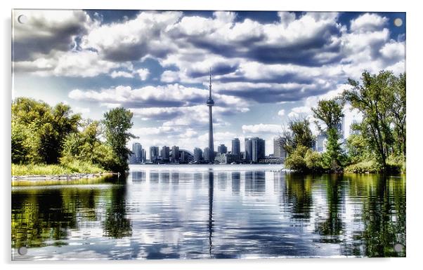 Toronto Ontario  Canada Acrylic by Elaine Manley