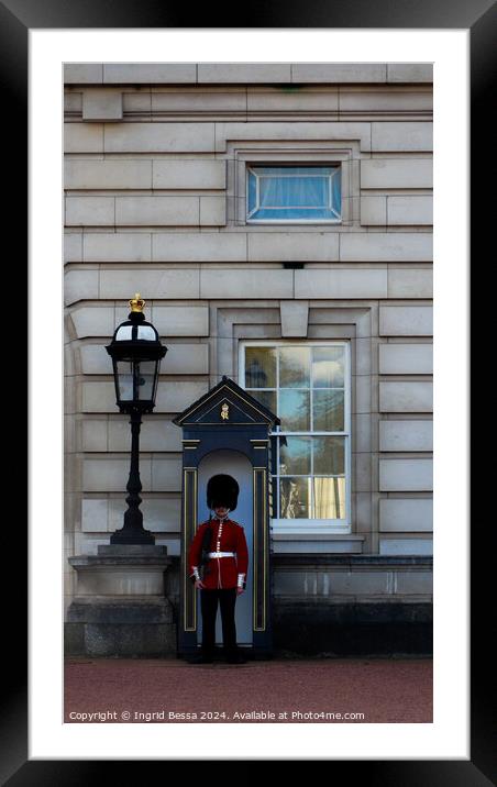 King's guard Framed Mounted Print by Ingrid Bessa