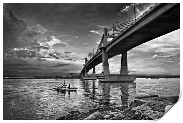 Cebu Marcelo Fernan Bridge  Print by Darren Galpin