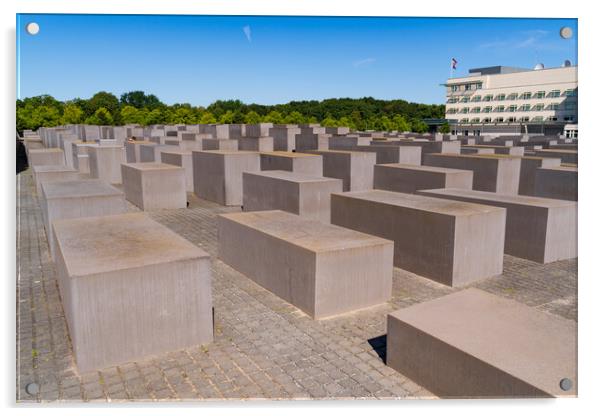Memorial to the Murdered Jews of Europe in Berlin, Germany Acrylic by Chun Ju Wu