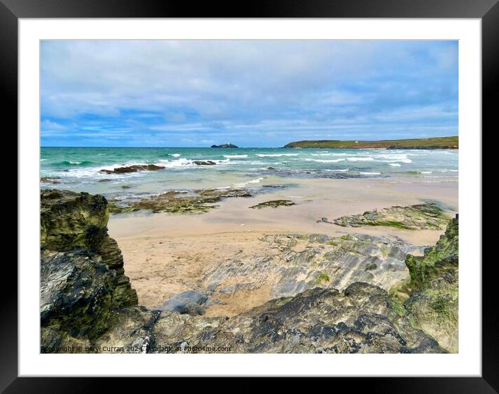 Godrevy View  Framed Mounted Print by Beryl Curran