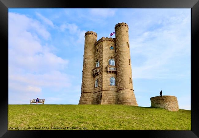 Broadway Tower, The Cotswolds Framed Print by Alice Rose Lenton