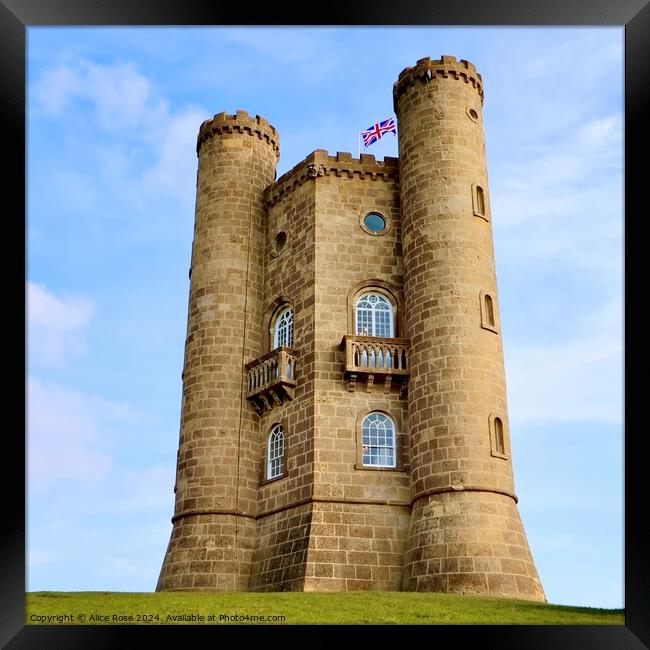 Broadway Tower, The Cotswolds Framed Print by Alice Rose Lenton