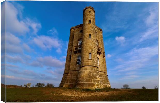 Majestic Broadway Tower  Canvas Print by Alice Rose