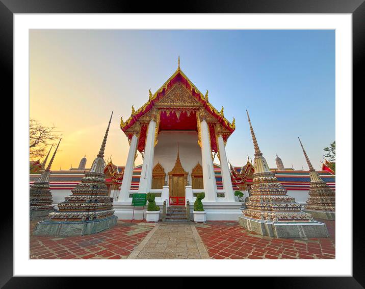 Wat Pho Bangkok Framed Mounted Print by Alison Chambers