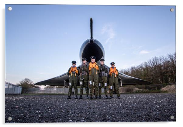 Vulcan Bomber Crew Acrylic by J Biggadike