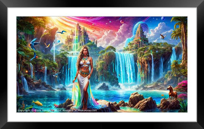 Atlantean Dreams 17 Framed Mounted Print by Dave Harnetty