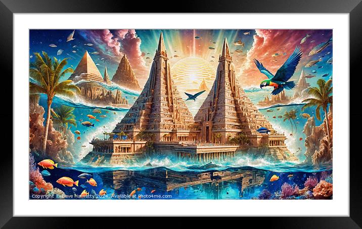 Atlantean Dreams 20 Framed Mounted Print by Dave Harnetty