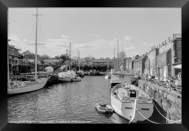 Charlestown Cornwall, UK Framed Print by Stephen Young