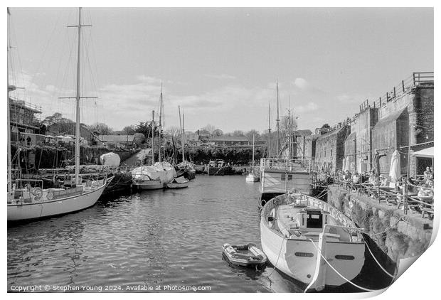Charlestown Cornwall, UK Print by Stephen Young