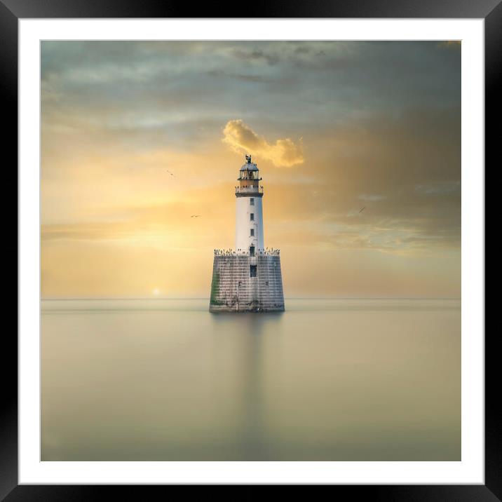 Golden Sunrise over Rattray Lighthouse  Framed Mounted Print by Anthony McGeever