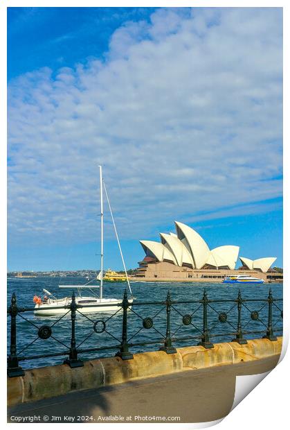 Sydney Harbour Opera House  Print by Jim Key
