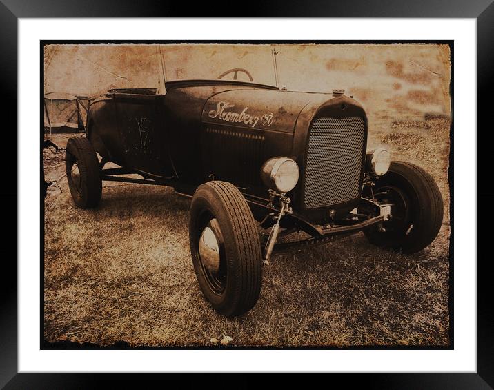 I'm A Stromberg Engine And Handsome Framed Mounted Print by Marie Castagnoli