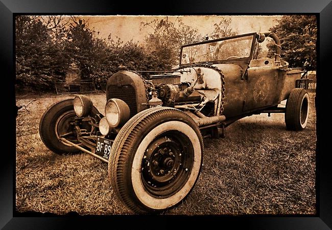 The Model T Ford With Attitude. Framed Print by Marie Castagnoli