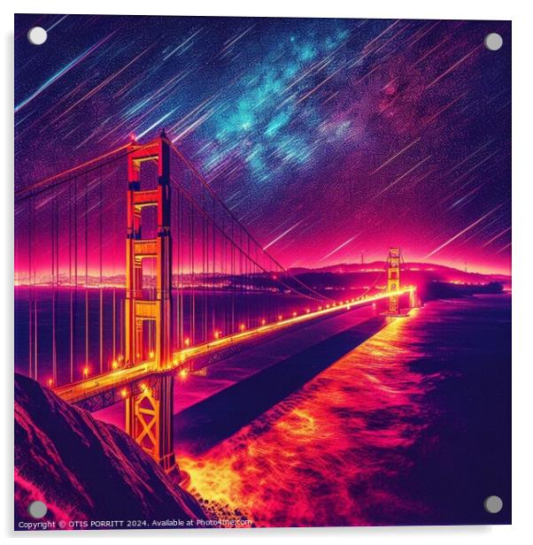 GOLDEN GATE BRIDGE 2 Acrylic by OTIS PORRITT