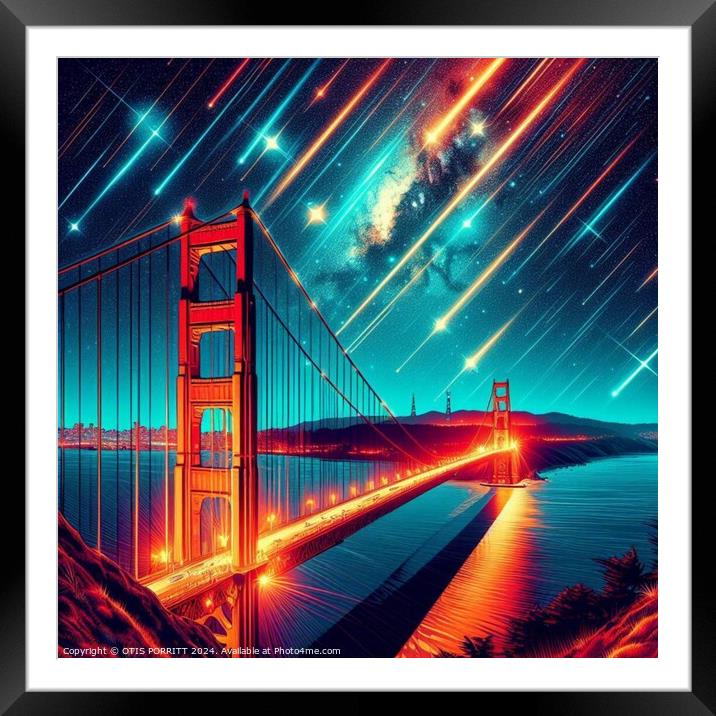 GOLDEN GATE BRIDGE 5 Framed Mounted Print by OTIS PORRITT