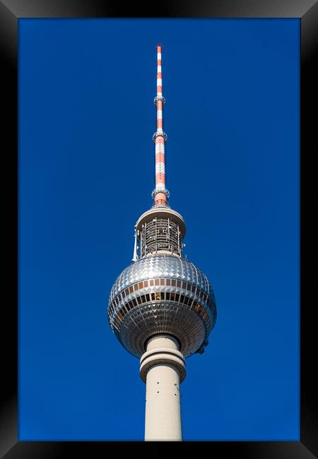 Fernsehturm Berlin, the Television Tower in Berlin, Germany Framed Print by Chun Ju Wu