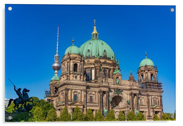 Berlin Cathedral on the Museum Island in Berlin, Germany Acrylic by Chun Ju Wu