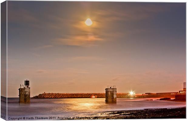 Torness Power Station Canvas Print by Keith Thorburn EFIAP/b
