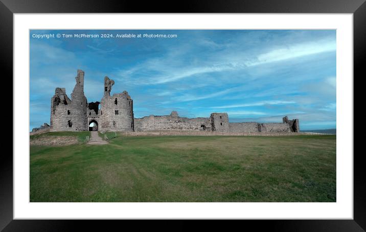 Dunstanburgh Castle  Framed Mounted Print by Tom McPherson