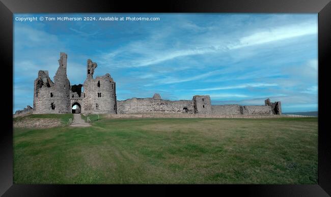 Dunstanburgh Castle  Framed Print by Tom McPherson