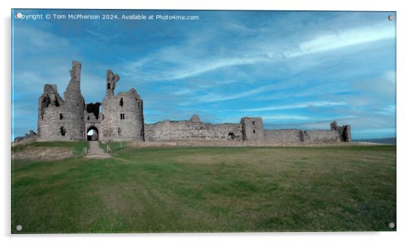 Dunstanburgh Castle  Acrylic by Tom McPherson