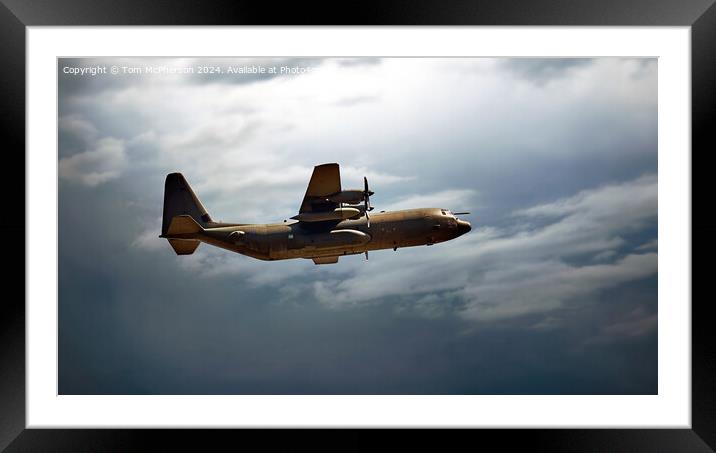 C-130J Hercules Framed Mounted Print by Tom McPherson