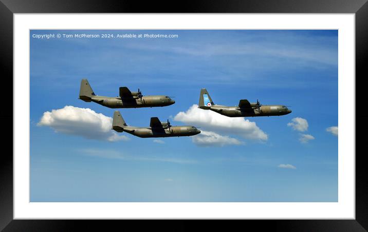 C-130J Hercules Framed Mounted Print by Tom McPherson