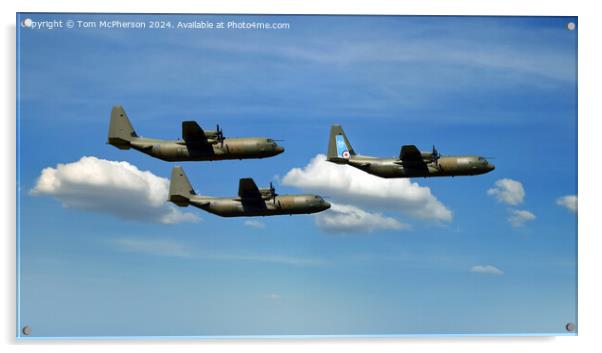 C-130J Hercules Acrylic by Tom McPherson