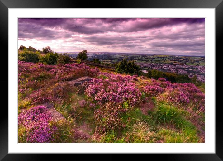 Otley Chevin Framed Mounted Print by Alison Chambers