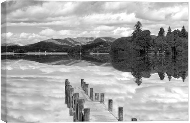 Lake Windermere  Canvas Print by Alison Chambers