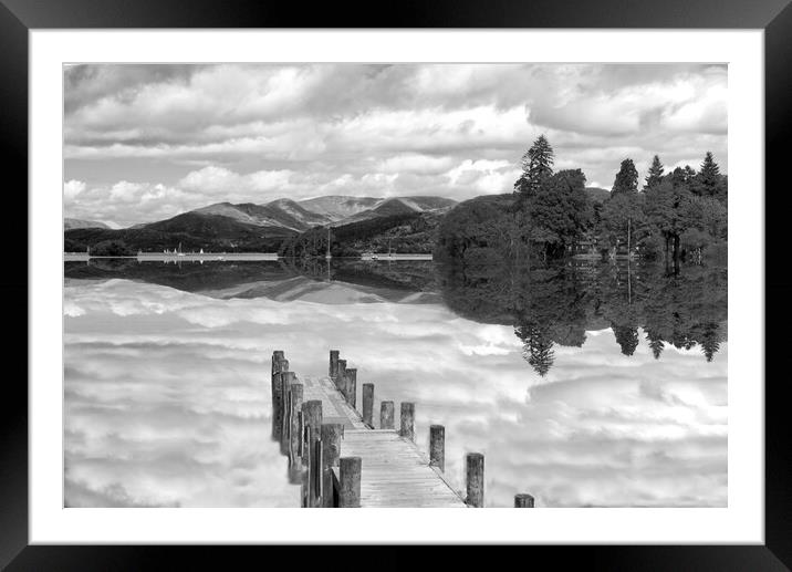 Lake Windermere  Framed Mounted Print by Alison Chambers