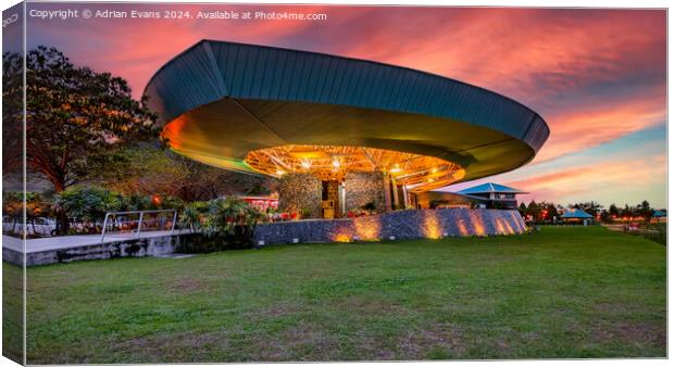 Taman Seri Empangan Canvas Print by Adrian Evans