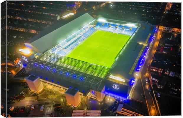 Goodison Park Canvas Print by Apollo Aerial Photography