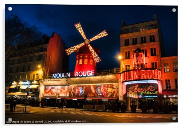 Moulin Rouge Acrylic by Justo II Gayad