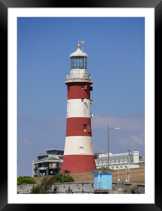 Lighthouse, Smeaton's Tower Framed Mounted Print by Bryan 4Pics