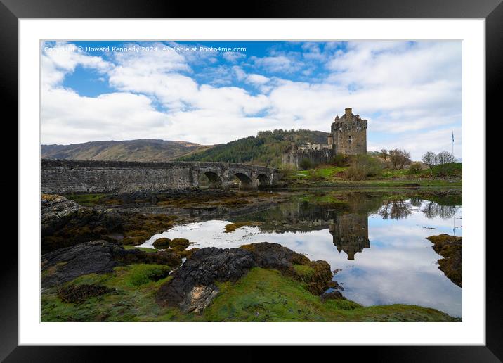 Eilean Donan Castle, Scotland Framed Mounted Print by Howard Kennedy