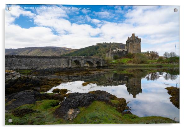 Eilean Donan Castle, Scotland Acrylic by Howard Kennedy