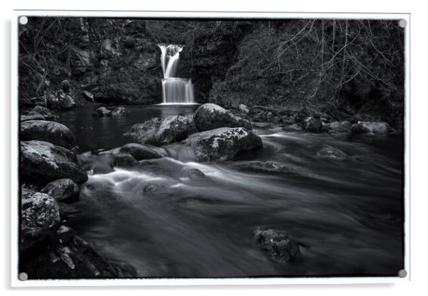 Linn Falls, Aberlour Acrylic by Tom McPherson