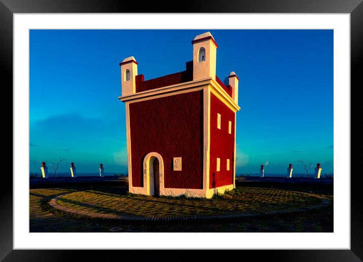 The Castle At The Top Of The Hill Framed Mounted Print by Chris Lord