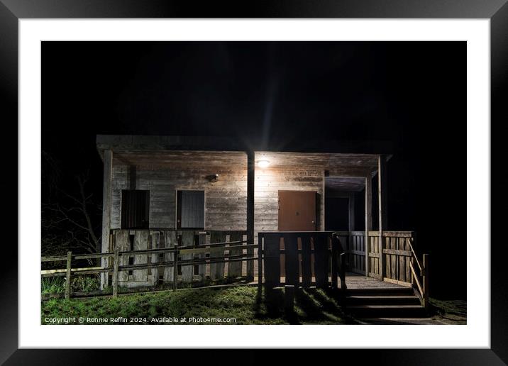 Ardgarten Hut Framed Mounted Print by Ronnie Reffin