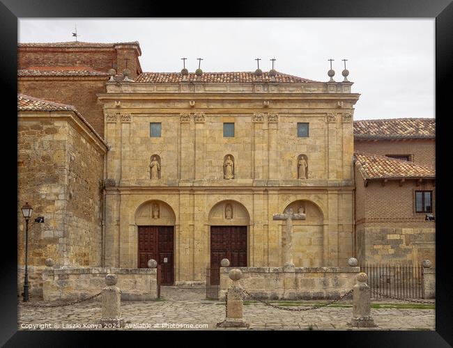 Monastery of Santa Clara - Carrion de los Condes Framed Print by Laszlo Konya
