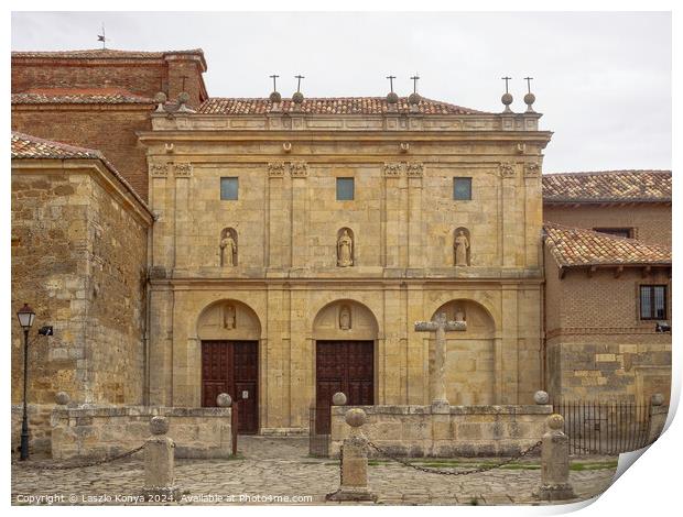 Monastery of Santa Clara - Carrion de los Condes Print by Laszlo Konya