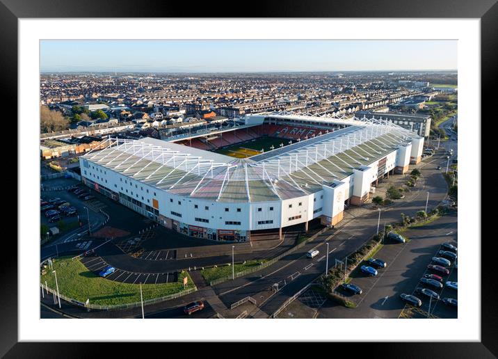 Bloomfield Road Framed Mounted Print by Apollo Aerial Photography
