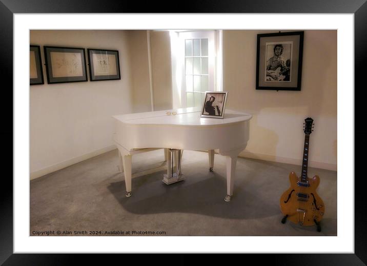 The White Room Framed Mounted Print by Alan Smith